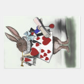 Alice in wonderland inpakpapier vel (Voorkant)