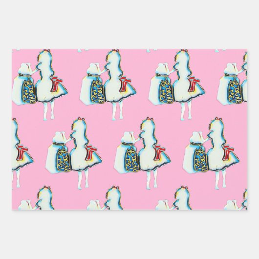 Alice in Wonderland Inpakpapier Vel (Voorkant)