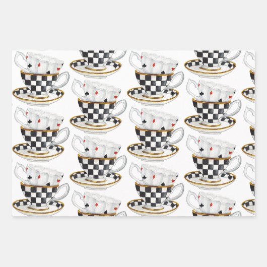 Alice in Wonderland Inpakpapier Vel (Voorkant 2)