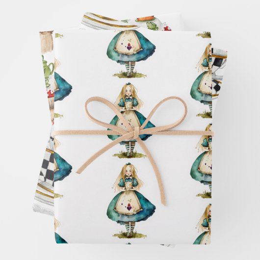 Alice in Wonderland Inpakpapier Vel (In situ)