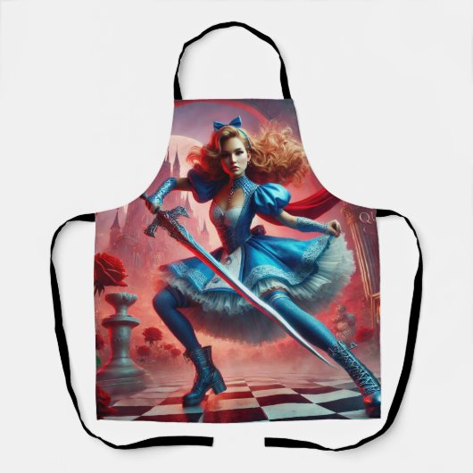 Alice in Wonderland Inspired Schort (Voorkant)