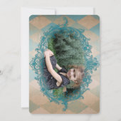 Alice in Wonderland - Invite Kaart (Achterkant)