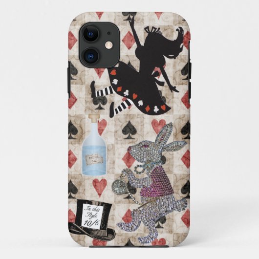 Alice in Wonderland iPhone 5 Hoesje (Achterkant)