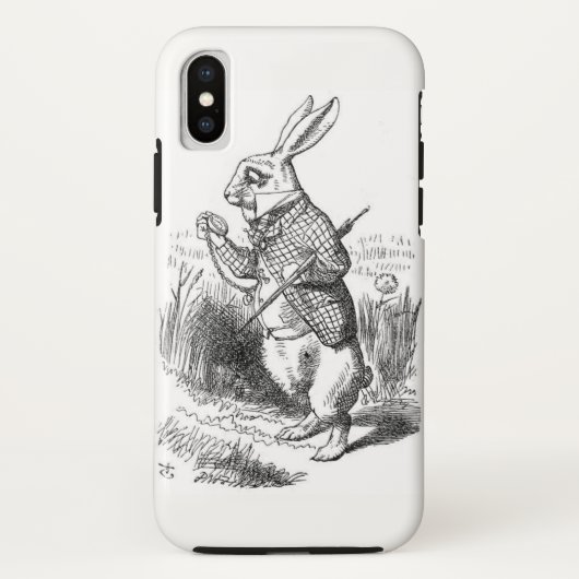 ALICE IN WONDERLAND iPhone X TOUGH HOESJE (Achterkant)