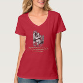 Alice (in Wonderland) Ironic Parody Women's T-shirt (Voorkant)