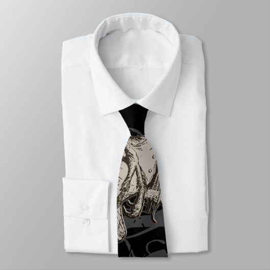 Alice in Wonderland Jabberwocky Grunge (eenmalig) Stropdas (Gebonden)