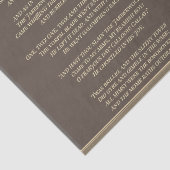 Alice in Wonderland Jabberwocky Song Tissuepapier (Detail)