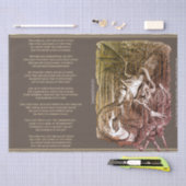 Alice in Wonderland Jabberwocky Song Tissuepapier (Craft)