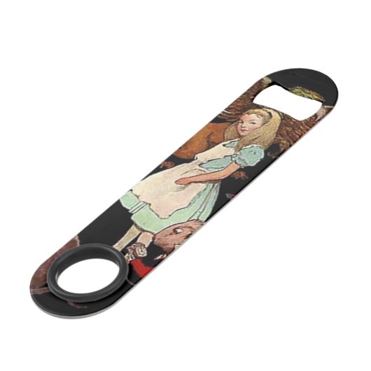Alice in Wonderland , Jessie Willcox Smith Speed Flessenopener (Voorkant Gekanteld)