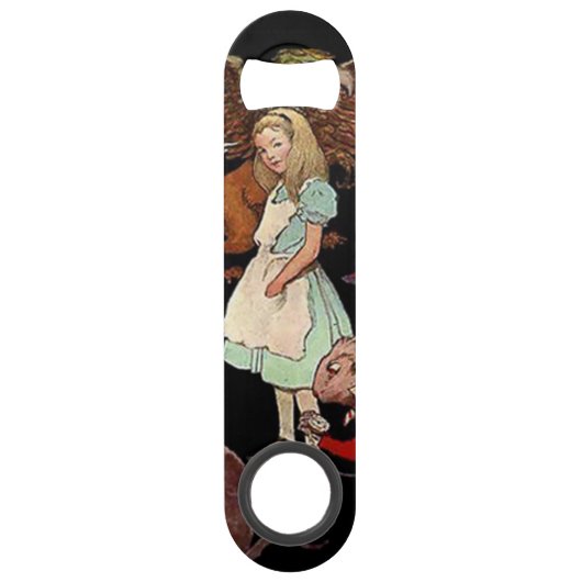 Alice in Wonderland , Jessie Willcox Smith Speed Flessenopener (Voorkant)