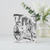 Alice in Wonderland John Tenniel Briefkaart (Staand voorkant)