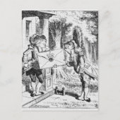 Alice in Wonderland John Tenniel Briefkaart (Voorkant)