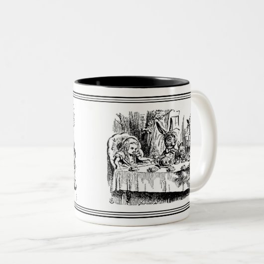 Alice in Wonderland John Tenniel Illustration Mok (Voorkant rechts)