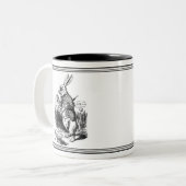 Alice in Wonderland John Tenniel Illustration Mok (Voorkant links)