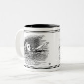 Alice in Wonderland John Tenniel Illustration Mok (Voorkant links)