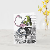 Alice in Wonderland Kaart (Gele Bloem)