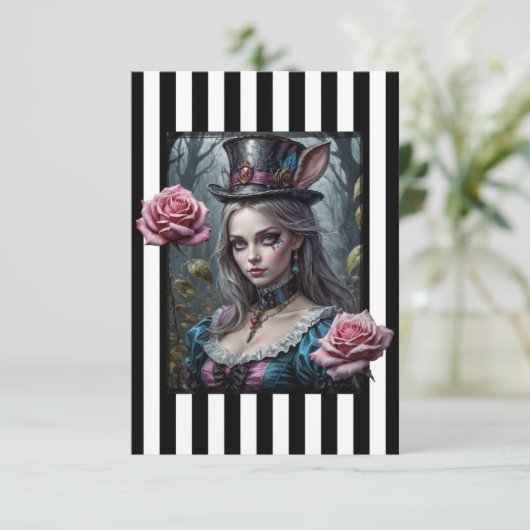 Alice in Wonderland Kaart (Staand voorkant)