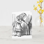 Alice in Wonderland Kaart (Gele Bloem)