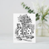 Alice in Wonderland Kaart Soldaten (Staand voorkant)