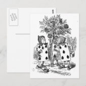 Alice in Wonderland Kaart Soldaten (Voorkant / Achterkant)