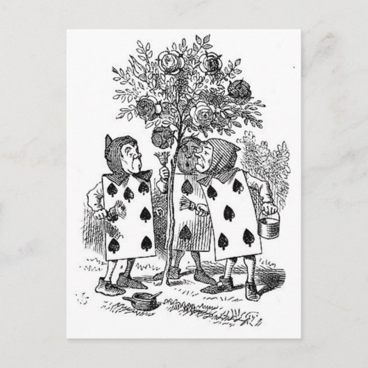 Alice in Wonderland Kaart Soldaten (Voorkant)