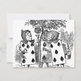 Alice in Wonderland Kaart Soldaten