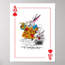 Alice in Wonderland - Kaart voor grote spellen - k