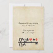 Alice in Wonderland Kaarten Tea Party Birthday (Achterkant)