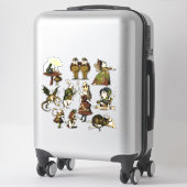  Alice in Wonderland Karakters Stickers (Koffer)