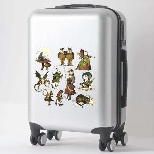  Alice in Wonderland Karakters Stickers (Koffer)