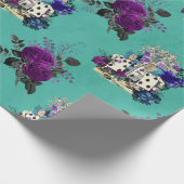 Alice in Wonderland Kards en Rozen Cadeaupapier (Hoek)