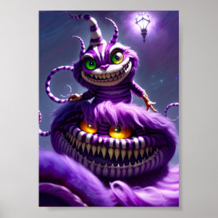 Alice in wonderland katten poster