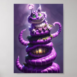 Alice in wonderland katten poster