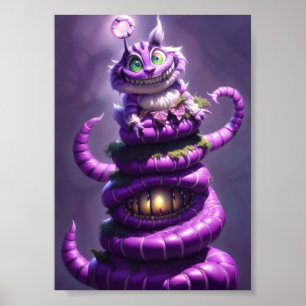 Alice in wonderland katten poster