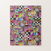 Alice in Wonderland Kawaii Tekenwerk Kunst Kindere Legpuzzel (Verticaal)