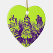 Alice in Wonderland Keramisch Ornament (Rechts)
