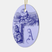 Alice in Wonderland Keramisch Ornament (Links)