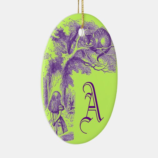 Alice in Wonderland Keramisch Ornament (Rechts)