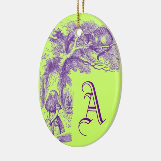  Alice in Wonderland Keramisch Ornament (Links)
