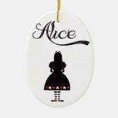 Alice in Wonderland Keramisch Ornament (Voorkant)