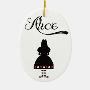 Alice in Wonderland Keramisch Ornament