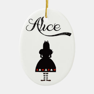 Alice in Wonderland Keramisch Ornament