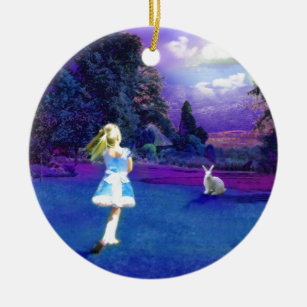 Alice in Wonderland Keramisch Ornament