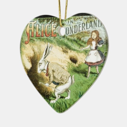 Alice in Wonderland Keramisch Ornament (Links)