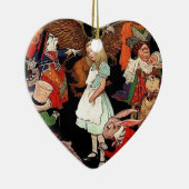 Alice in Wonderland Keramisch Ornament (Rechts)