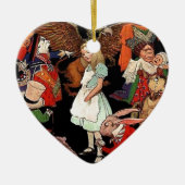 Alice in Wonderland Keramisch Ornament (Voorkant)