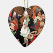 Alice in Wonderland Keramisch Ornament (Links)