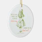 Alice in Wonderland Keramisch Ornament (Rechts)