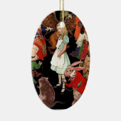 Alice in Wonderland Keramisch Ornament (Rechts)