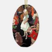 Alice in Wonderland Keramisch Ornament (Links)